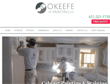 Tablet Screenshot of okeefepainting.com